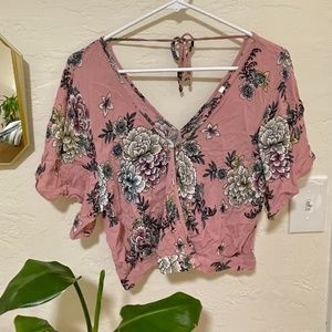 Lightweight soft, pink, blouse